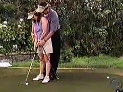 Sexy MILF Actress Patricia Heaton Playing Golf In a Hot Outfit